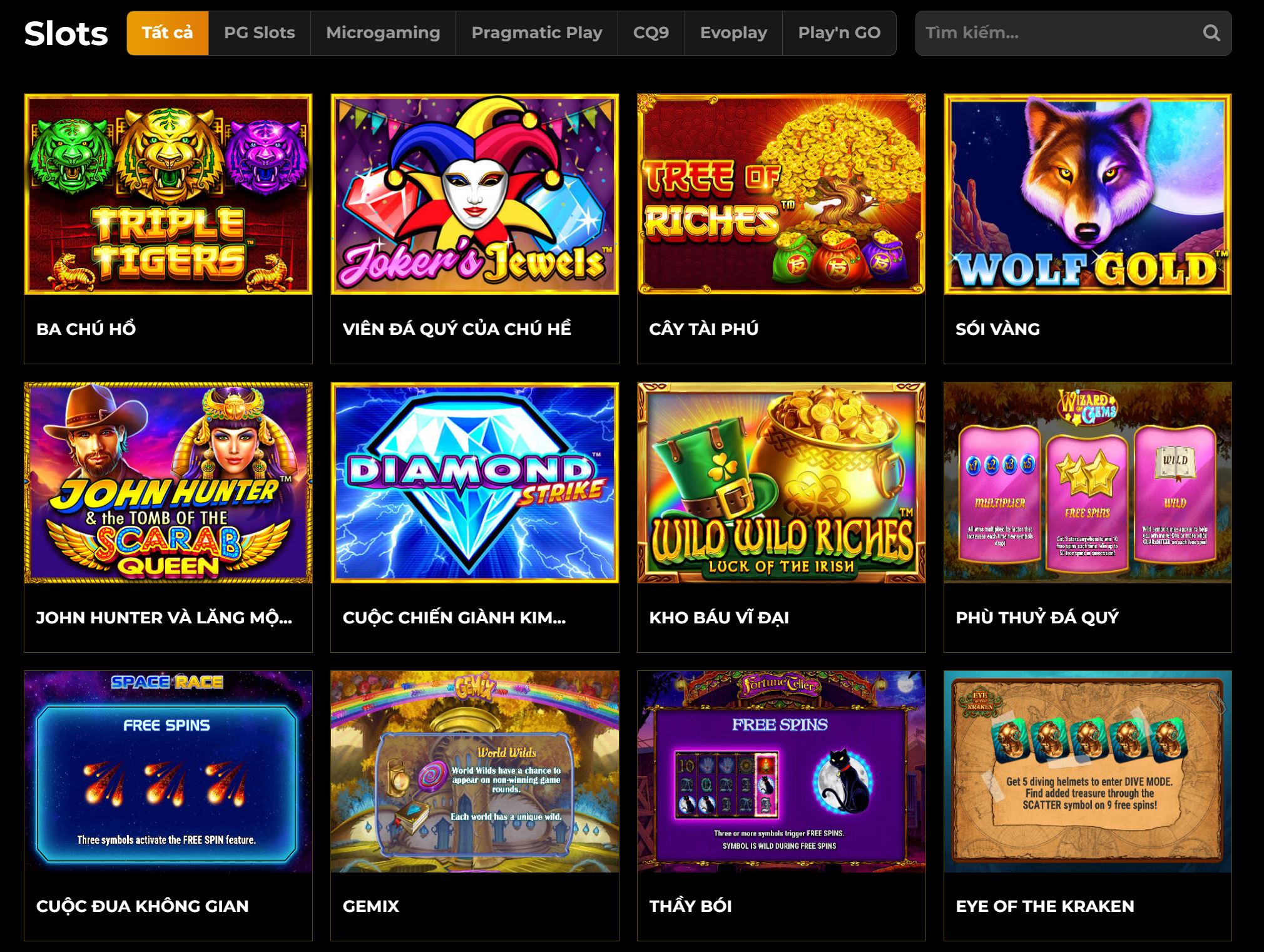 Slot game Debet có rất nhiều trò chơi thú vị