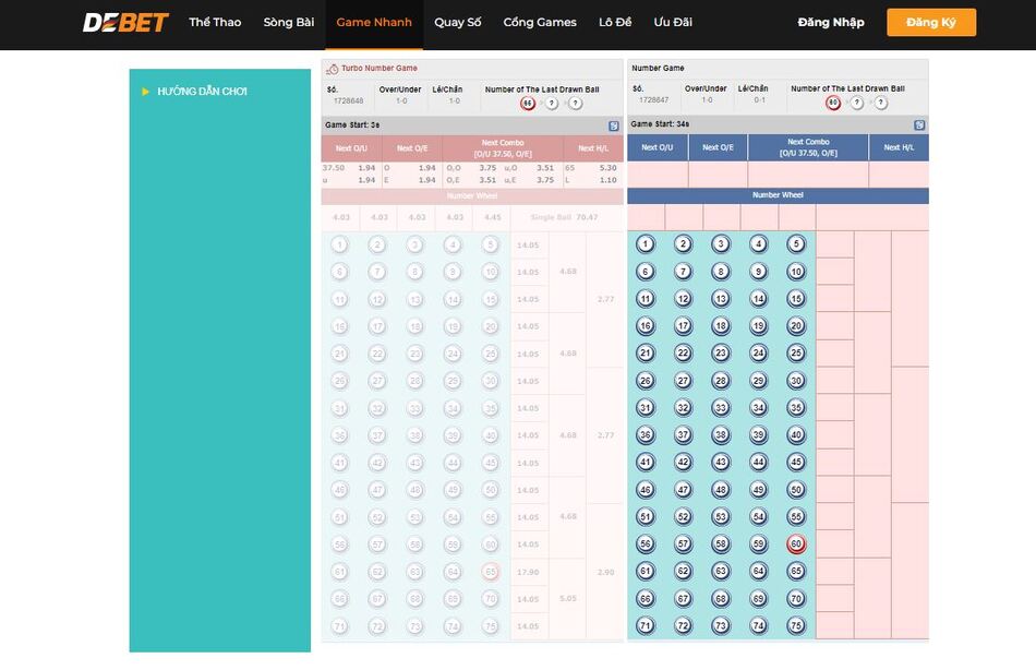 Numbers game là trò chơi về con số