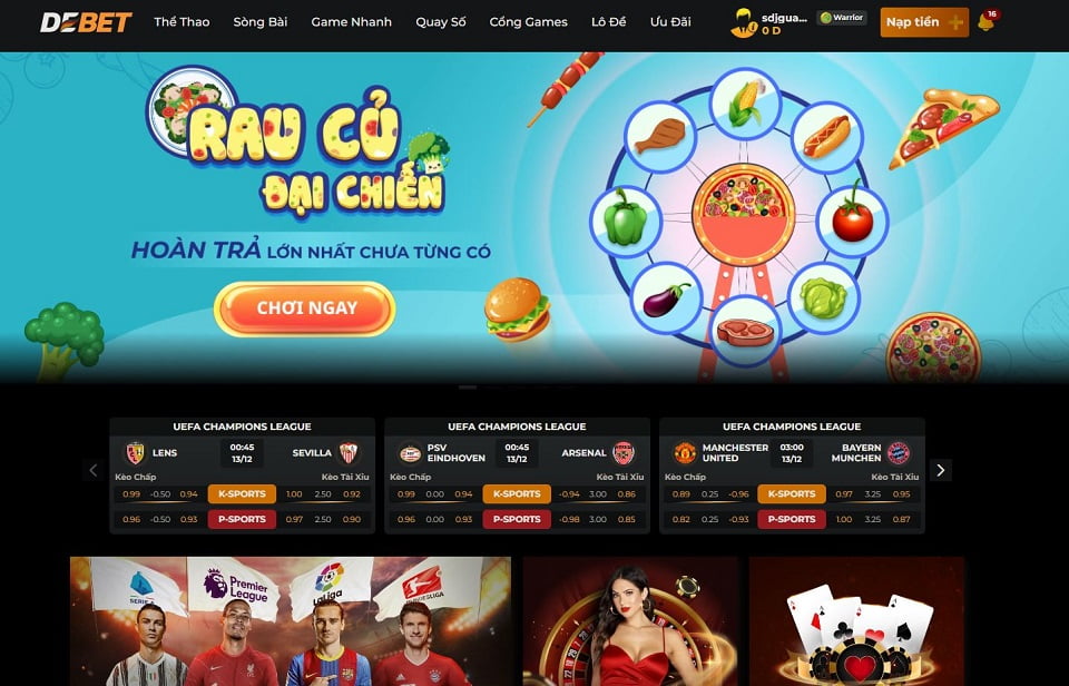 Rau củ đại chiến là tựa game được yêu thích tại Debet vì lối chơi đơn giản, thú vị