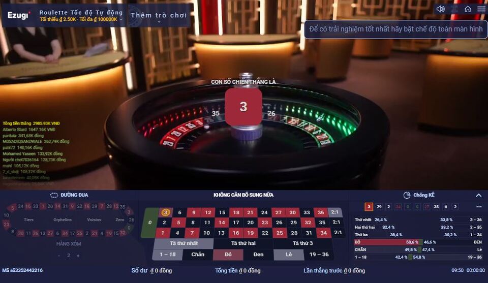 Tham gia Roulette Debet anh em cần tìm hiểu luật cược trước tiên