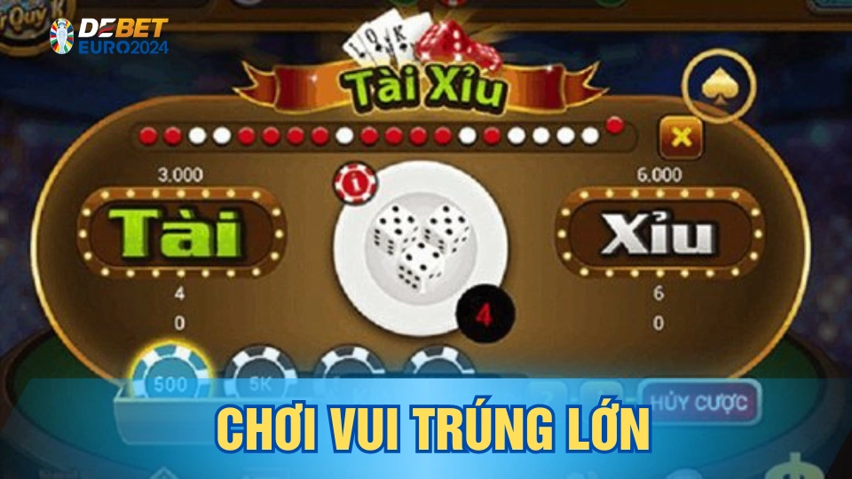 Cược tài xỉu online uy tín đổi tiền thật tại Debet